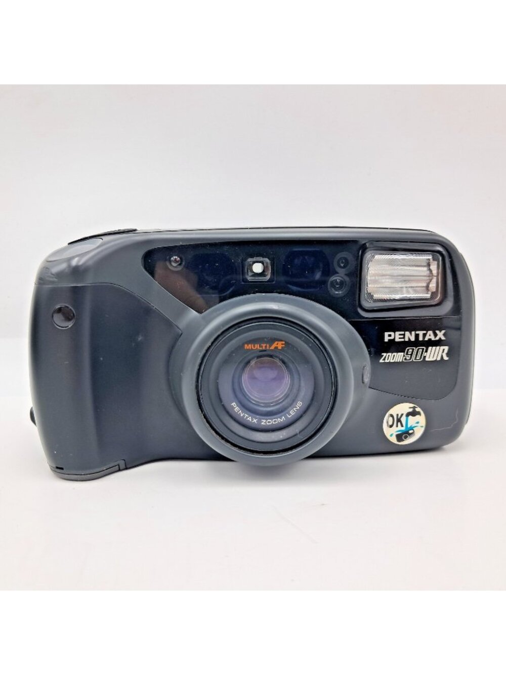 Pentax  IQZoom 90 WR- 35mm Point And Shoot Film Camera With Case-Tested